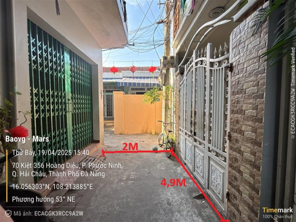 Bán đất thôn 2 Thái Sơn, phường Điện Bàn Bắc, TP Đà Nẵng.