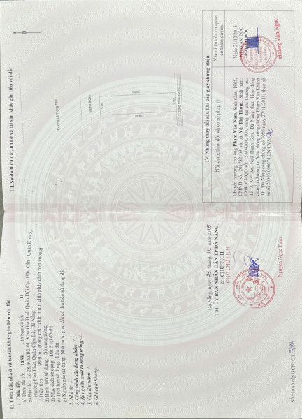 Bán nhà 2 tầng đường CAO XUÂN HUY- gần Phan Đăng Lưu. Dt 74m2 giá 8ty5 LH 0942992361