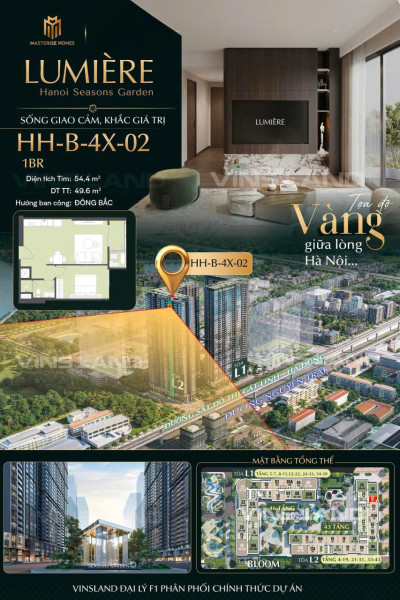 🌆 MỞ BÁN CĂN 1PN VIEW THÀNH PHỐ HOT NHẤT HANOI SEASONS GARDEN 🌆