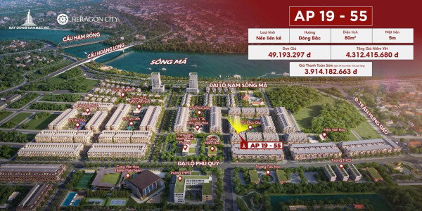 HERAGON CITY – NAM NGẠN. GIÁ ĐỢT 1. ĐẤT NỘI ĐÔ CUỐI CÙNG.