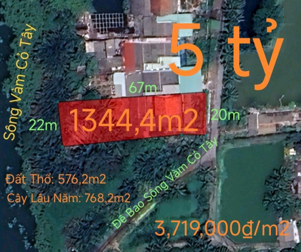 Bán hạ giá lô đất thổ vườn có nhà giá 6 tỷ