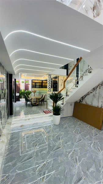 Nhà xinh 3 tầng 4PN hẻm xe hơi Thạnh Lộc Q12, 60m2 sổ hồng riêng, giá chỉ 5.6 tỷ - An cư lạc
