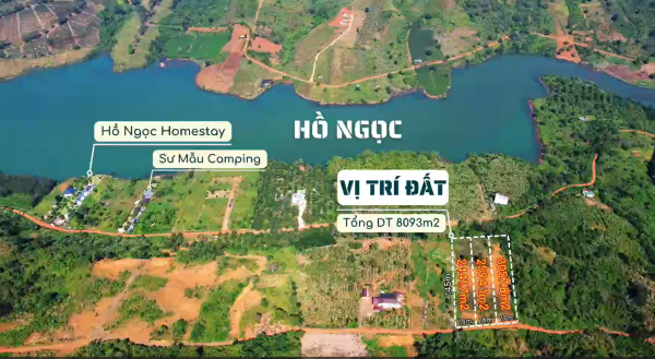 ĐẤT VIEW HỒ NGỌC – VỊ TRÍ ĐẸP, GIÁ TỐT TẠI BẢO LỘC