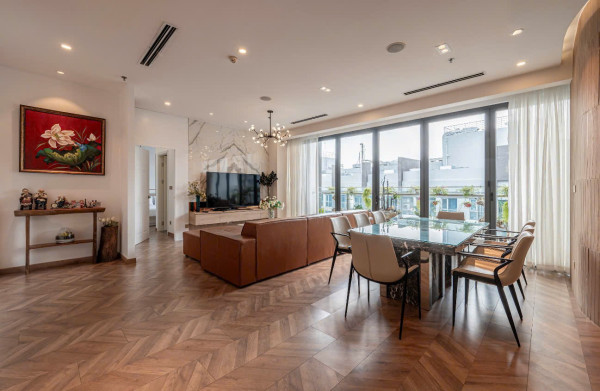 CĂN HỘ PENTHOUSE VINHOME CENTRAL PARK BÌNH THẠNH 166M2 GIÁ 25,5 TỶ, SỔ ĐỎ, TIỆN NGHI ĐẦY ĐỦ, VỊ