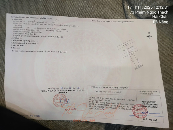 Chủ cần tiền ra nhanh.
Đường 10,5m. Võ Văn Ngân giá 5,950 tỷ- hoà xuân
Lh: 0843.222222 chính chủ